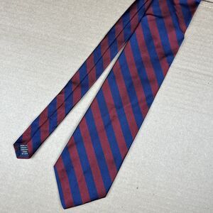 Brooks Brothers Makers Tie Men’s 57” x 3.5” Silk Blue Red Stripes
